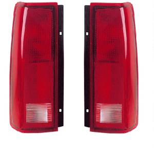 Chevy Astro Van Tail Light Replacement Pair Tail Lamp Lens / Housing Replaces Dealer OEM 5978023, 5978024