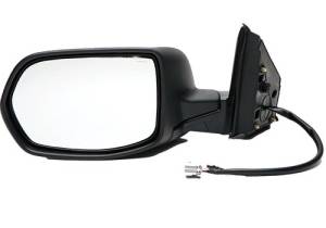 2007, 2008, 2009, 2010, 2011 Honda CR-V Outside Door Mirror Power Operated Smooth -Left Driver New Replacement Electric Side View Mirror For Outside Door 07, 08, 09, 10, 11 CR-V -Replaces Dealer OEM 76250-SXS-A01