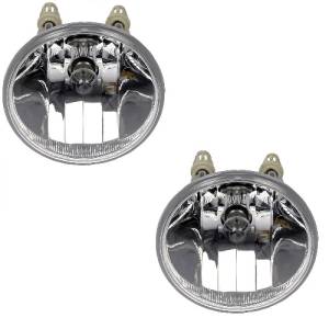 2007-2013 Avalanche Fog Lights -Universal Fit SET 07, 08, 09, 10, 11, 12, 13 Chevy Avalanche Front Bumper Mounted Fog Lamps