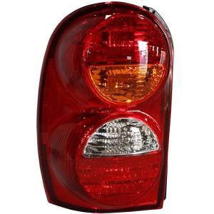2002 2003 2004 Liberty Rear Tail Light Brake Lamp -Left Driver 02, 03, 04 Jeep Liberty tail light lens cover assembly replacement -Replaces Dealer number 55155829AF, 55155829AG, 55155829AH