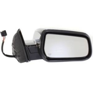 2010-2014 Equinox Rear View Door Mirror Power Heat Memory Chrome -Right Passenger 10, 11, 12, 13, 14 Chevy Equinox