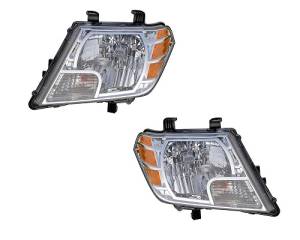 2009, 2010, 2011, 2012, 2013, 2014, 2015, 2016 Nissan Frontier Headlight Assembly New Replacement Headlight And Headlamp -Replaces Dealer OEM 26060-ZL40A, 26010-ZL40A