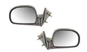1994-1998 S10 Pickup Outside Door Mirrors Manual Operation -Driver and Passenger Set 1994, 1995, 1996, 1997, 1998 Chevy S10 Pickup
