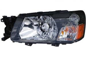 2003, 2004 Subaru Forester Headlight Assembly New Replacement 03 04 Forester Headlamp Lens Cover At Low Prices -Replaces Dealer OEM 84001SA030