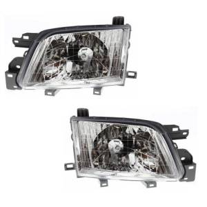 2001, 2002 Subaru Forester Headlight Assemblies New Replacement 01 02 Forester Headlamp Lens Cover At Low Prices -Replaces Dealer OEM 84001-FC230, 84001-FC220