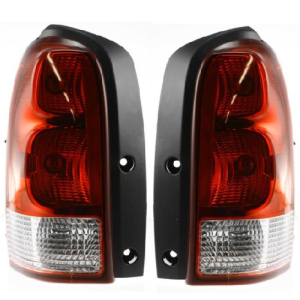 2005, 2006, 2007 Saturn Relay Tail Lights New Pair Brake Lamp Lens Assemblies Set Rear Stop Light Lens Covers For Your 05, 06, 07 Saturn Relay -Replaces Dealer OEM 15787131, 15787132