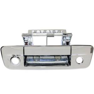 2013, 2014, 2015, 2016, 2017, 2018 Ram Truck Tailgate Handle New Replacement Chrome Rear Tail Gate Handle Assembly For Your Ram Pickup Truck 1500, 2500, 3500 -Replaces Dealer OEM 68197873AA