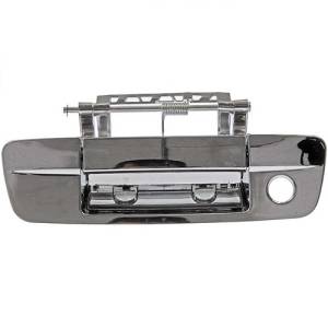 2009, 2010, 2011, 2012, 2013, 2014, 2015 Dodge Ram Truck Tailgate Handle New Chrome Tail Gate Handle Lever For Ram Pickup With Keyhole 1500, 2500, 3500 -Replaces Dealer OEM 68044906ABCH