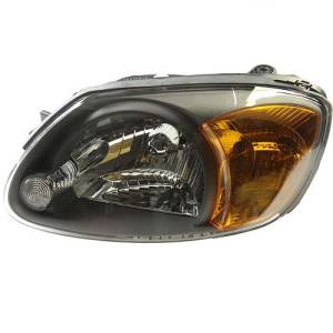2003 2004 2005 Hyundai Accent Headlight -2003, 2004, 2005 Accent Complete Front Headlight Lens Cover / Housing Assembly