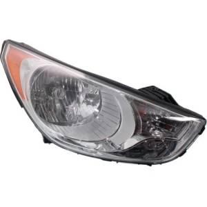 2010, 2011, 2012, 2013 Hyundai Tucson Headlight Assembly -New Replacement Halogen Headlamp Front Lens Cover With Integrated Side Light 10, 11, 12, 13 Tucson -Replaces Dealer OEM 92102-2S050