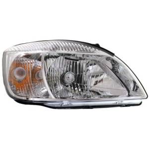 2006, 2007, 2008 Kia Rio Headlight Headlight Lens Cover Assembly New 06, 07, 08 Rio Replacement Headlight -Low Prices On Kia Rio 5 Hatchback -Replaces Dealer OEM Number 92102-1G010