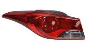 2011, 2012, 2013 Hyundai Elantra Tail Light Lens Assembly -Replacement Elantra Rear Tail Lamp Brake Lamp And More Hyundai Tail Lights At Low Prices -Replaces Dealer OEM Number 92401-3Y000