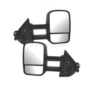 2007-2013 Chevy Avalanche Telescopic Tow Mirrors Power Heat -Pair 2007, 2008, 2009, 2010, 2011, 2012, 2013 Avalanche