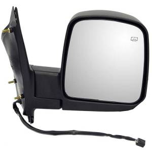 2003, 2004, 2005, 2006, 2007 Chevy Express Van Mirror Right Passenger Electric Mirror With Heat Defrost For Rear View Outside Door Express Van 1500, 2500, 3500 -Replaces Dealer OEM 15937981