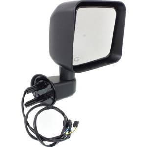 2015, 2016, 2017, 2018* Jeep Wrangler Mirror New Right Passenger Side Mirror Power Heated For Rear View Outside Door On Your Wrangler JK -Replaces Dealer OEM 68249846AC