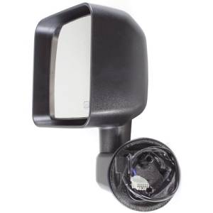 2011, 2012, 2013 Jeep Wrangler Mirror New Left Driver Side Mirror Power Heated For Rear View Outside Door On Your Wrangler -Replaces Dealer OEM 5182175AA