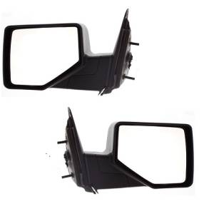 2006, 2007, 2008, 2009, 2010, 2011 Ford Ranger Mirror New Pair, Set Manual Operated Side Mirror For Rear View Outside Door On Ranger Truck -Replaces Dealer OEM Number 8L5Z17683BA, 8L5Z17682BA