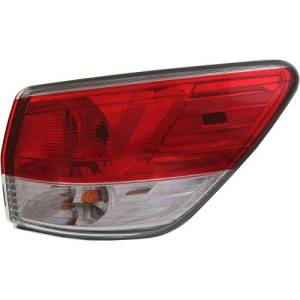 2013, 2014, 2015, 2016 Nissan Pathfinder Tail Light Lens Assembly New Right Passenger Side Tail Lamp Rear Brake Lens Cover For Your 13, 14, 15, 16 Pathfinder -Replaces Dealer OEM 265503KA0A