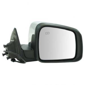 2011-2018 Durango Outside Door Mirror Power Heat Chrome -Right Passenger 11, 12, 13, 14, 15, 16, 17, 18 Dodge Durango New Electric Mirror With Heat For Side View Outside Door -OEM Replacement 68237572AC 