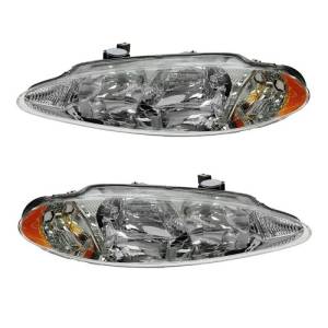 1998-2004 Intrepid Headlight 1998, 1999, 2000, 2001, 2002, 2003, 2004 Pair of Dodge Intrepid Headlights -Includes Integrated Side Signal Light -Lens Cover / Housing / Leveling