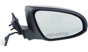 2015 Camry Side View Outside door Mirror Power operated with heat-Right passenger 15 Toyota Camry including hybrid