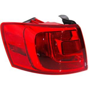 2011, 2012, 2013, 2014, 2015, 2016, 2017, 2018 Volkswagen Jetta Tail Light Lens Assembly New Left Driver Side Tail Lamp Rear Stop Lens Cover For Your VW Jetta -Replaces Dealer OEM 5C6 945 095 D