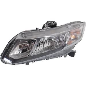 2013* 2014 2015 Civic Front Headlight Lens Cover Assembly -L Driver *2013 Civic Coupe 2013, 2014, 2015 Civic Sedan