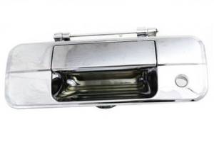 2007, 2008, 2009, 2010, 2011, 2012, 2013 Toyota Tundra Truck Tailgate Handle New Chrome with Keyhole and Without Camera Provision For your Tundra Pickup Without Backup Camera -Replaces Dealer OEM 69090-0C040-CHR