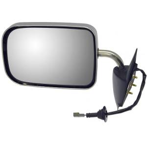 1994-1997 Dodge Pickup Old Style Door Mirror Power Chrome -L Driver 94, 95, 96, 97 Dodge Truck