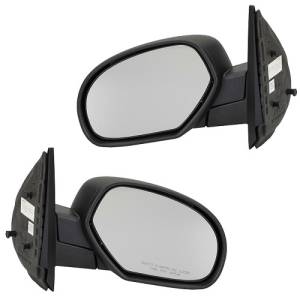 GMC Sierra Side View Mirror New Replacement Sierra Side Door Mirrors And More Parts At Low Prices 2007, 2008, 2009, 2010, 2011, 2012, 2013, 2014 Pair Replaces Dealer OEM 20843118