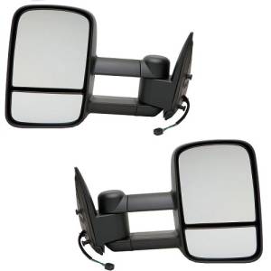 2003-2006 Chevy Avalanche Telescopic Tow Mirror Power Heated -Pair 03, 04, 05, 06 Avalanche