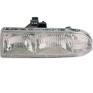 1998-2004 S10 Pickup Front Headlight Lens Cover Assembly -Left Driver 98, 99, 00, 01, 02, 03, 04 Chevy S10 Pickup Truck
