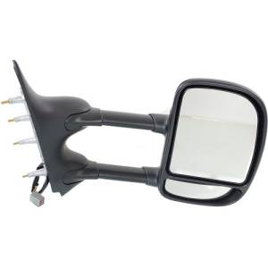 2009-2014 Ford Econoline Van Telescoping Tow Style Mirror Power Operated Mirror Glass -2009, 2010, 2011, 2012, 2013, 2014 Ford Econoline