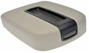 2007-2013 Avalanche Full Center Console Replacement Lid -Titanium / Gray 07, 08, 09, 10, 11, 12, 13 Chevy Avalanche
