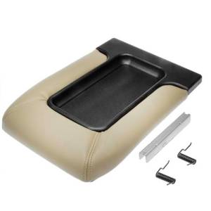 2002-2006 Avalanche Center Console Lid Repair With Split Bench Seat -Tan / Beige 02, 03, 04, 05, 06 Chevy Avalanche
