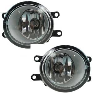 2009, 2010, 2011, 2012 Toyota Venza Fog Light Lens Replacement Venza Driving Lamp Lens Includes Housing And Mounting Bracket Venza  09, 10, 11, 12 -Replaces Dealer OEM 812200D041, 812100D041