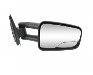 1999-2007* Sierra Manual Extending Tow Mirror with Spotter Glass -Right Passenger 1999, 2000, 2001, 2002, 2003, 2004, 2005, 2006, 2007* Sierra