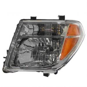 2005, 2006, 2007, 2008 Frontier Front Headlight Lens Cover Unit -Left Driver 05, 06, 07, 08 Nissan Frontier Headlight Assembly New Replacement Headlamp -Replaces Dealer OEM 26060-EA525