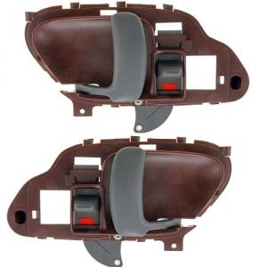 1995-2001* GMC Truck Door Handle Pull -Inside Red -Pair Front or Rear 1995, 1996, 1997, 1998, 1999, 2000, 2001 GMC Truck