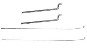 2004-2008 Ford F150 Styleside Pickup Truck Tailgate Release Rod Set 2004, 2005, 2006, 2007, 2008 F150 Style-side Pickup New Body Style