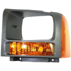 2005, 2006, 2007 Ford Super Duty Pickup Park Signal Side Light -New Replacement Side Marker Light Mounted Under Headlamp 05, 06, 07 Ford F250 F350 F450 Super Duty -Dealer Number 6C3Z 13201 AAA, 5C3Z 13201 AAA