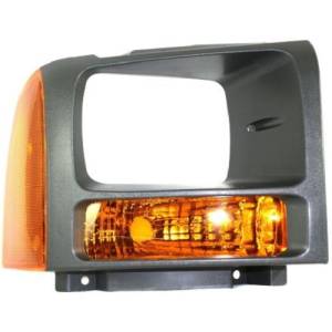2005, 2006, 2007 Ford Pickup Park Signal Side Light -New Replacement Side Marker Light Mounted Under Headlamp 05, 06, 07 Ford F250 F350 F450 Super Duty -Dealer OEM 6C3Z 13200 AAA, 5C3Z 13200 AAA