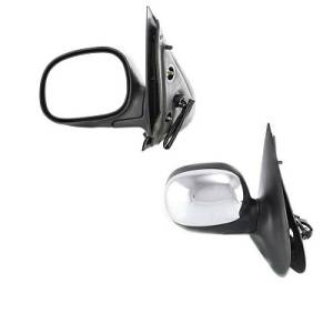 1998-2002 Expedition Side View Door Mirror Power Chrome -Driver and Passenger Set 98, 99, 00, 01, 02 Ford Expedition