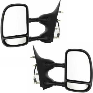 2003-2008 Ford Van Telescopic Power Towing Mirrors -Pair 2003, 2004, 2005, 2006, 2007, 2008 Ford Econoline