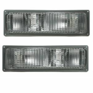 1990-1993 Chevy Truck Front Park Turn Signal Light -Driver and Passenger Set 90, 91, 92, 93 Chevy Pickup Truck