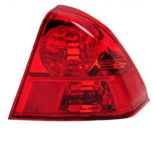 2003, 2004, 2005 Honda Civic Tail Light Lens Assembly New Passenger Side Tail Lamp Rear Stop Lens Cover For Your 03 04 05 Civic 4 Door Sedan -Replaces OEM 33501-S5B-A01, 33501-S5D-A51
