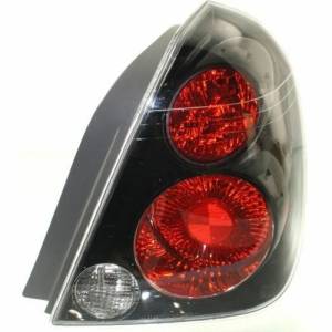 2005, 2006 Nissan Altima SE-R Tail Light Assembly New Replacement Rear Brake Lamp Passenger Side Stop Lens Cover With Black Trim 05, 06 Nissan Altima SE-R -Replaces Dealer OEM 26550-ZB725