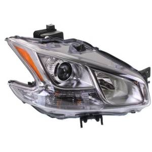 Nissan Maxima Headlamp Lens Assembly New Replacement Passenger Side Front Headlight Lens Cover Assembly 2009, 2010, 2011, 2012, 2013, 2014 Nissan Maxima -Replaces Dealer OEM 26010-9N00A