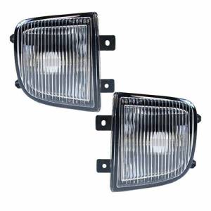 1999*, 2000, 2001, 2002, 2003, 2004 Nissan Pathfinder Fog Lights New Replacement Fog Lamp Lens Covers Front Bumper Driving Lamp Assemblies 99 00, 01, 02, 03, 04 Pathfinder -Replaces Dealer OEM 26155-2W125, 26150-2W125