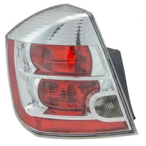 2007, 2008, 2009 Nissan Sentra Tail Light Assembly New Replacement Brake Lamp Driver Side Rear Stop Lens Cover For Your 07, 08, 09 Sentra 2.0 -Dealer OEM 26555ET00B